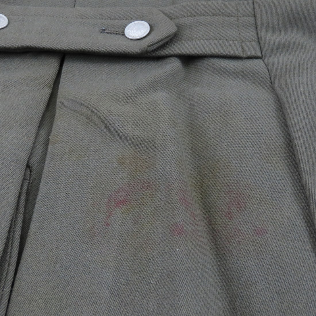 East German Peoples Army DDR Era NVA Wool Overcoat - 8