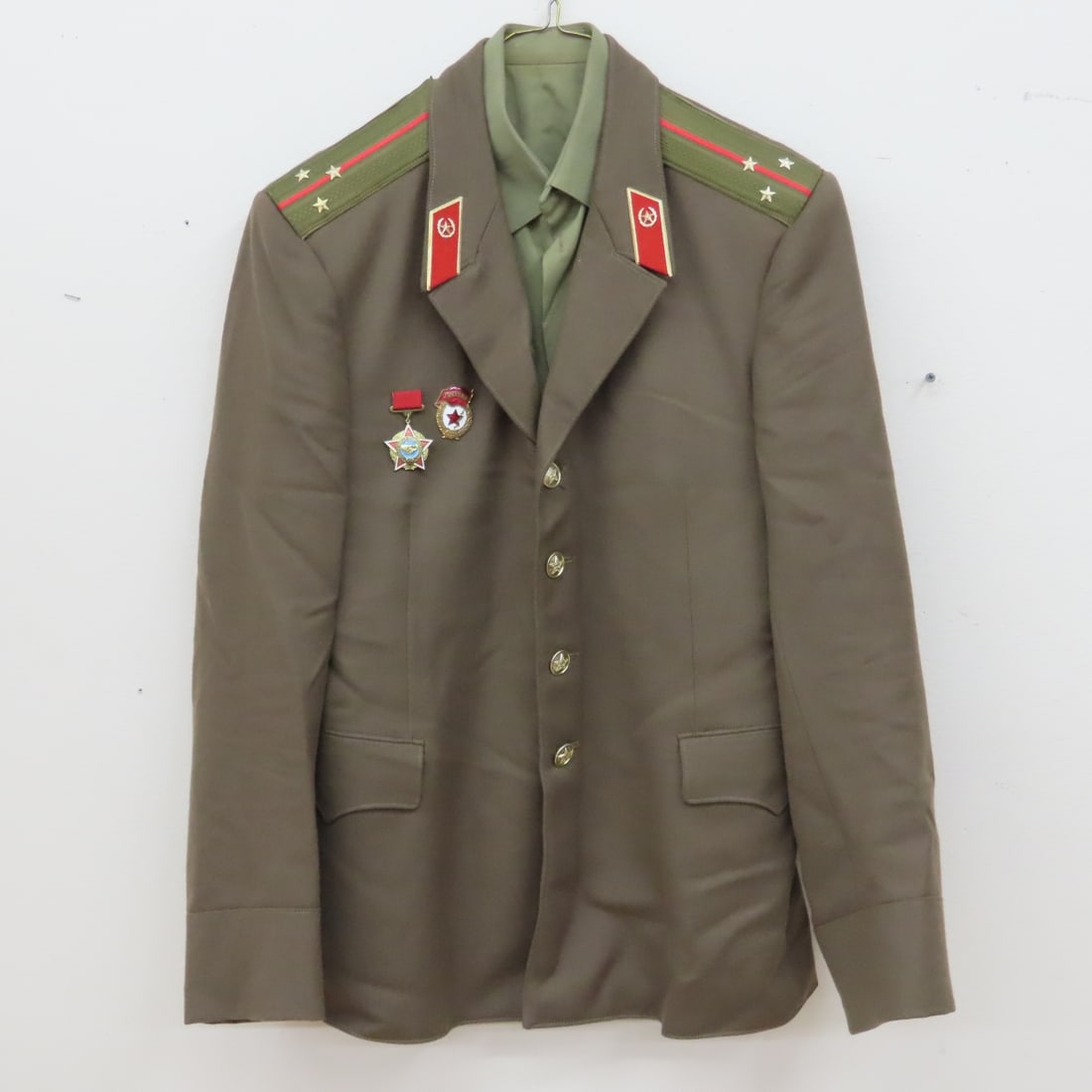 Soviet Cold War Era Officer's Uniform, Medals, Hat - 2