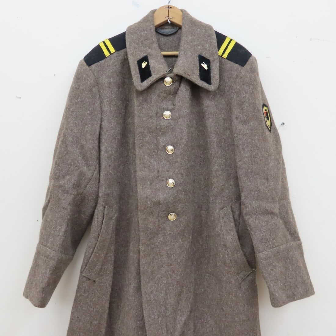 Vintage Soviet Tank Troops Wool Overcoat - 2