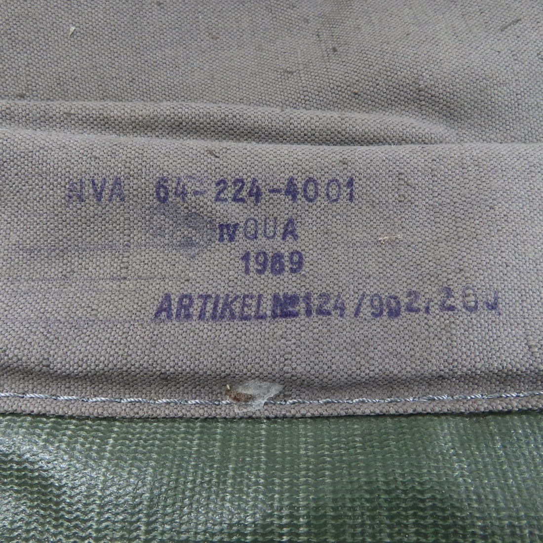 Vintage E German NVA Gas Mask, Rucksack & More - 14