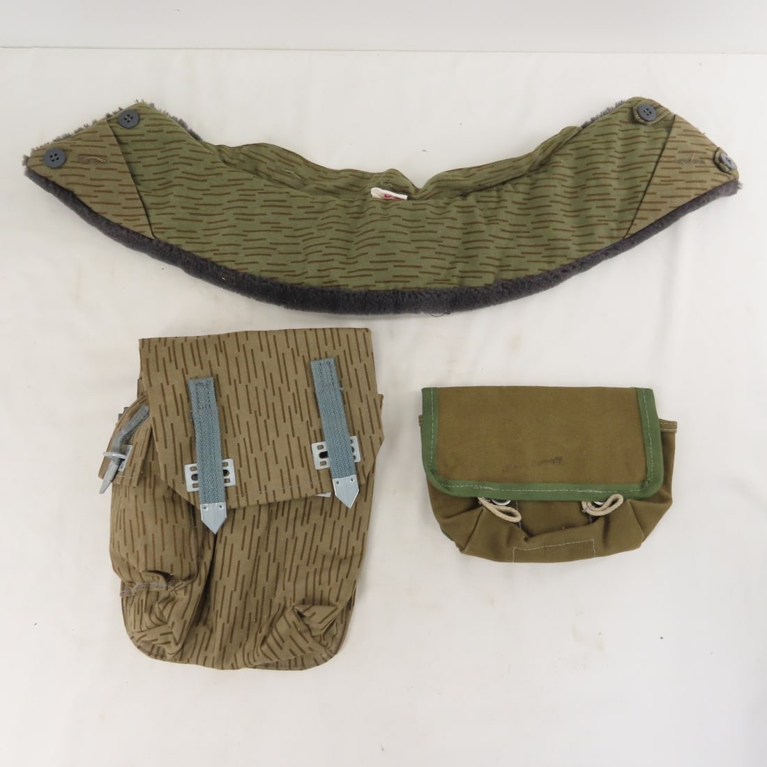 Vintage E German NVA Gas Mask, Rucksack & More - 5