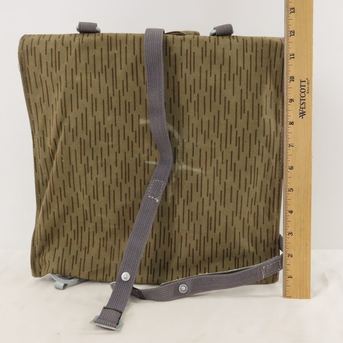 Vintage E German NVA Gas Mask, Rucksack & More - 9