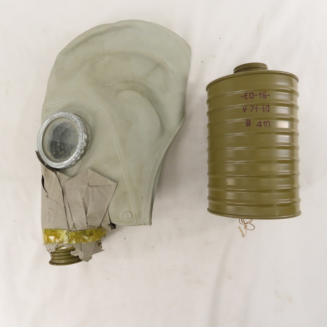 Vintage Soviet GP5 & Czech M10 Gas Masks - 7