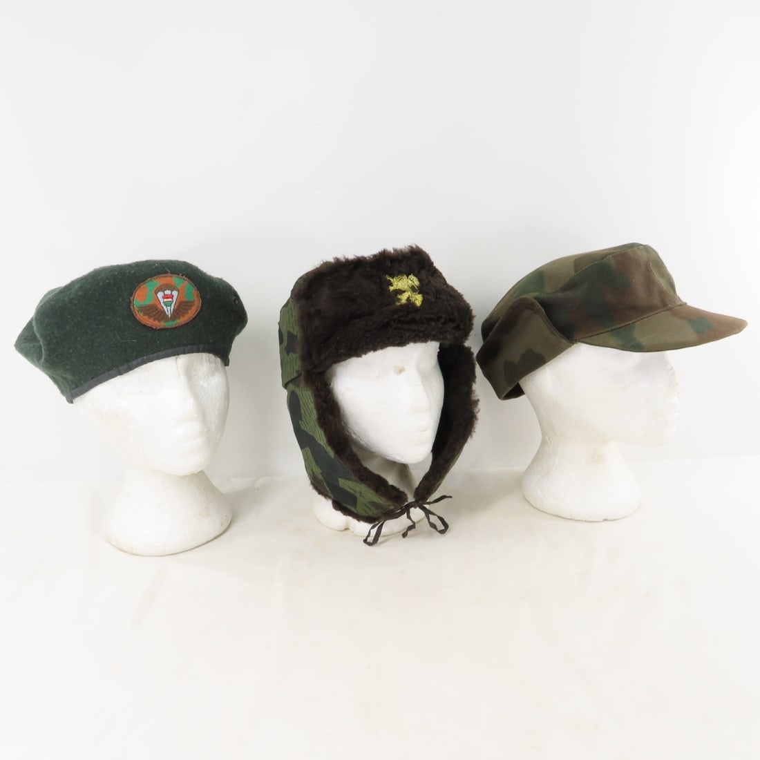 15+ Vintage Military Caps & Hats, WWII & Other - 2