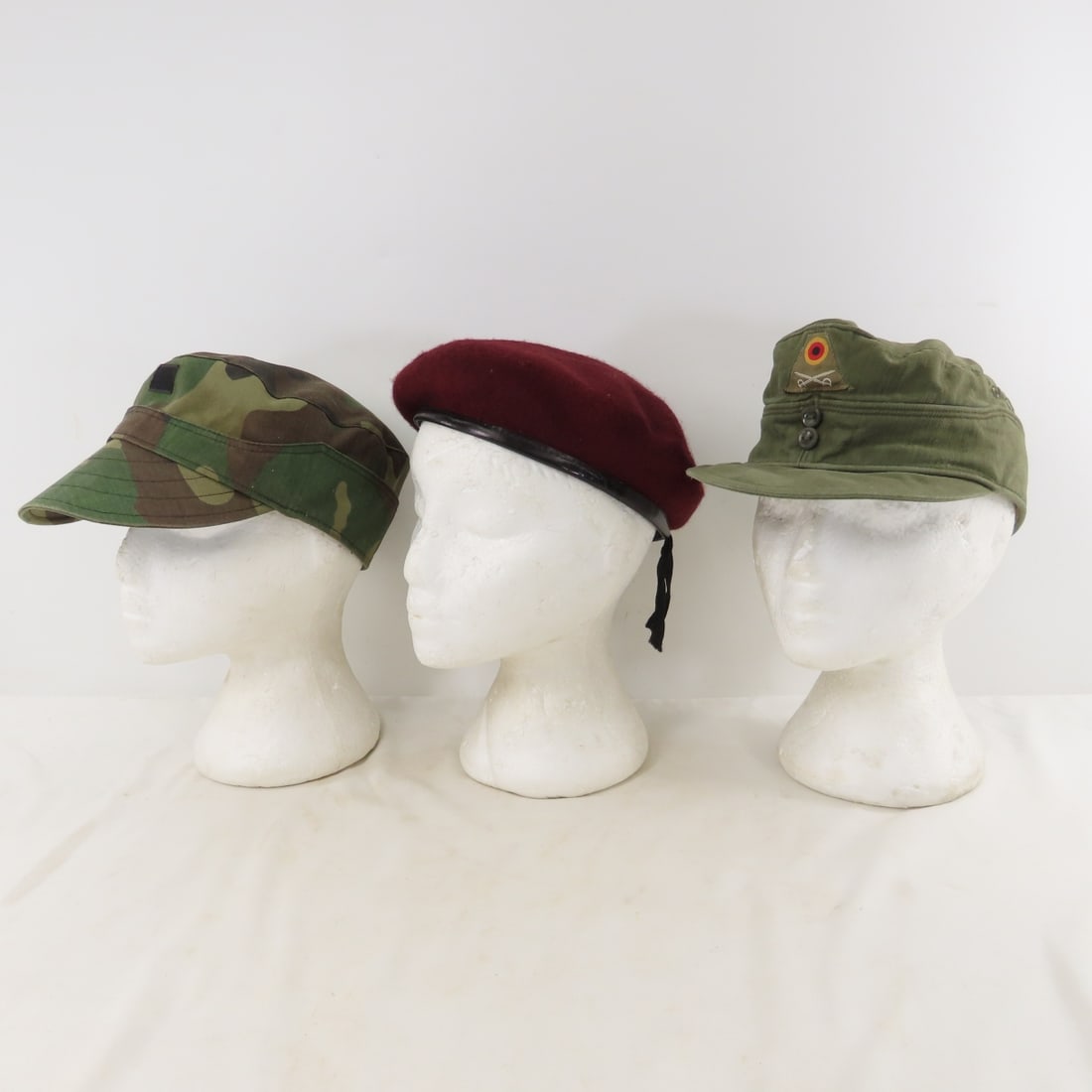 15+ Vintage Military Caps & Hats, WWII & Other - 8