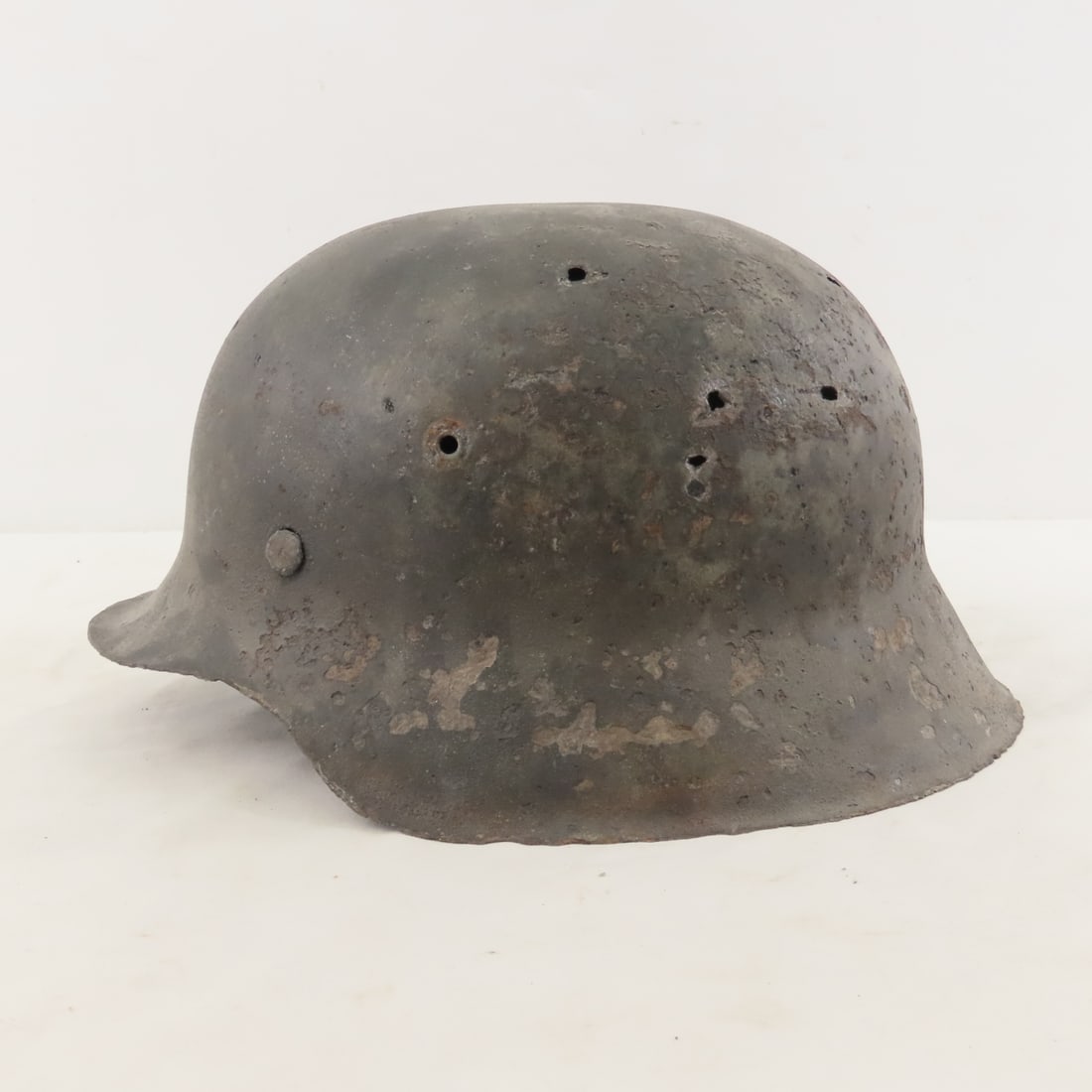 WWII German M42 Steel Combat Helmet - 4