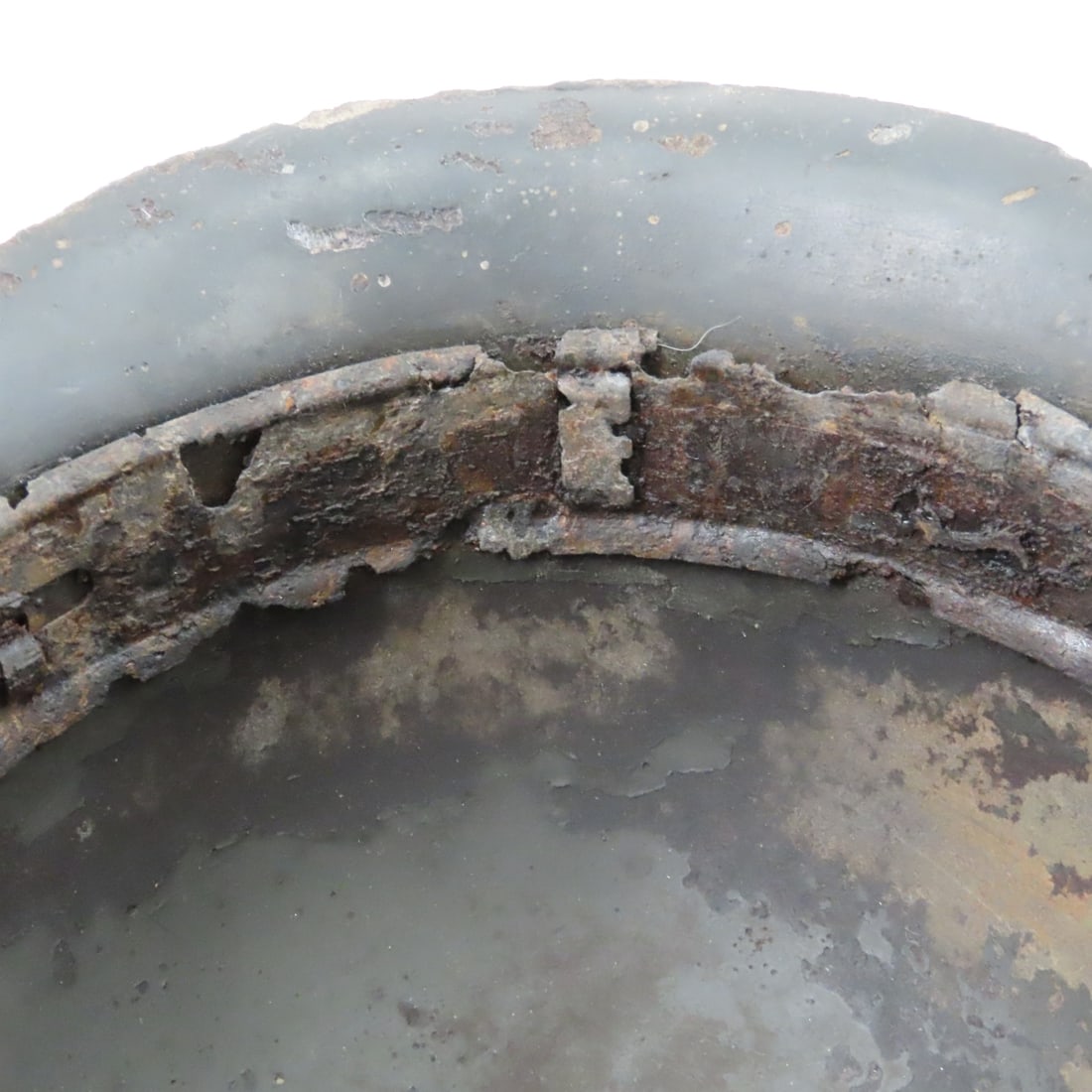 WWII German M42 Steel Combat Helmet - 8