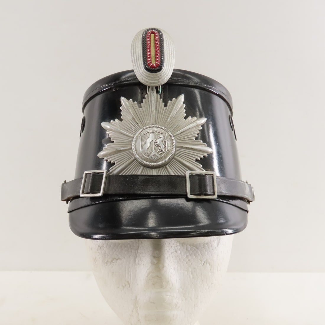 Post WWII German Westfalen Police Tschako Helmet - 2