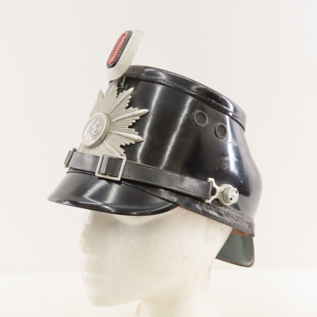 Post WWII German Westfalen Police Tschako Helmet - 3