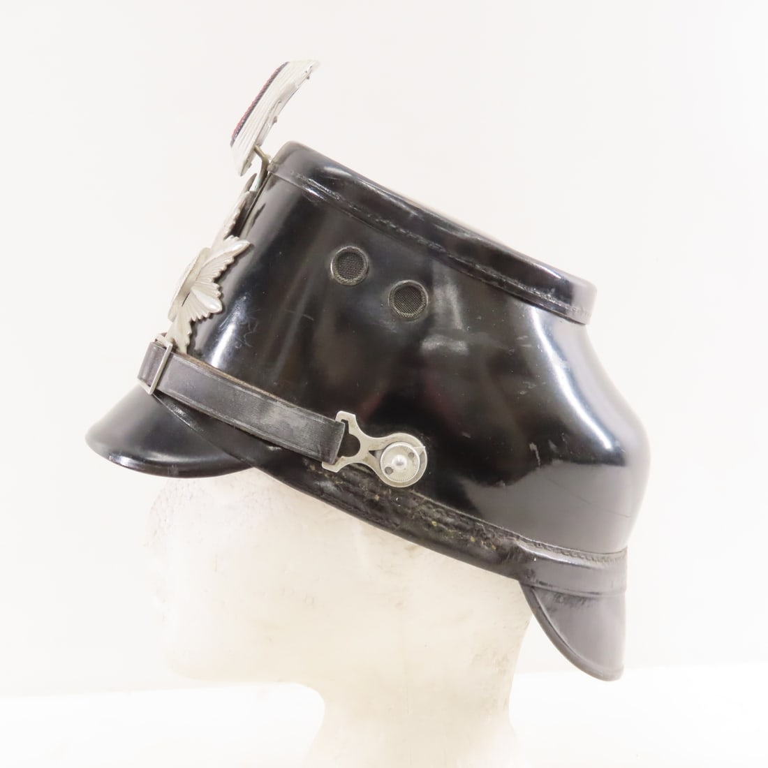 Post WWII German Westfalen Police Tschako Helmet - 4