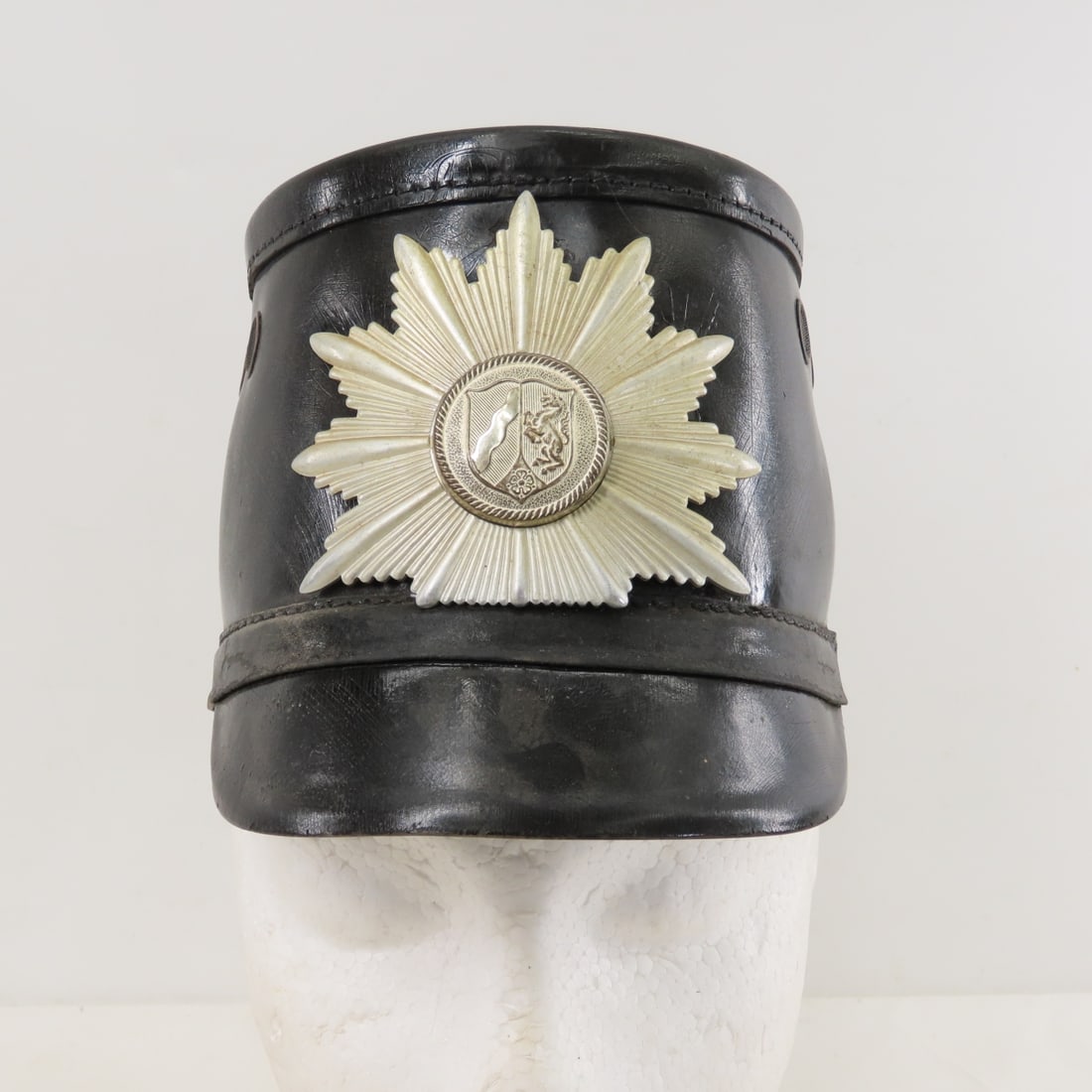 Post WWII German Police Tschako Helmet - 2