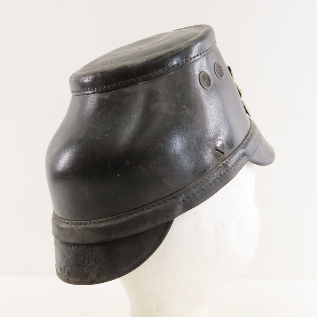 Post WWII German Police Tschako Helmet - 7