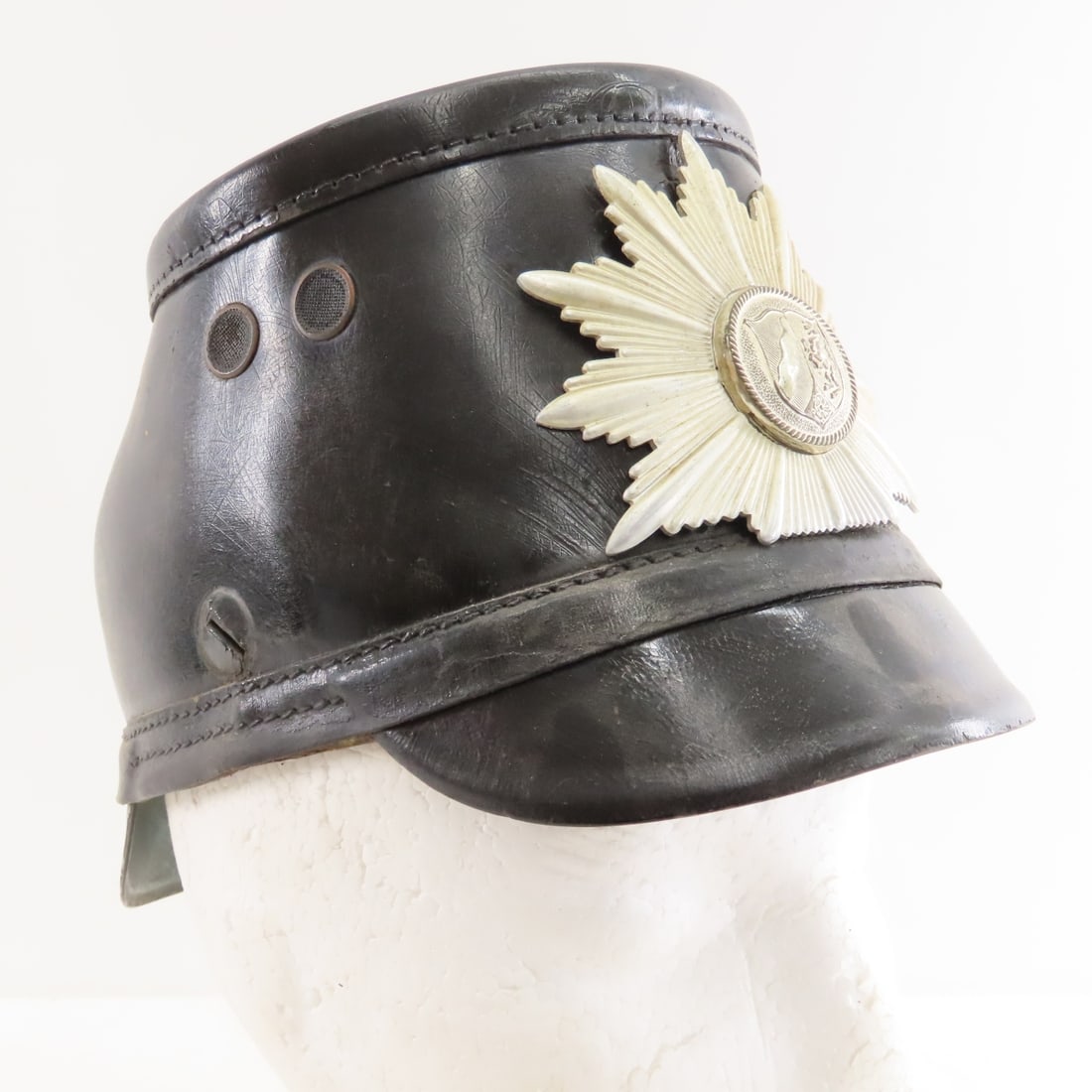 Post WWII German Police Tschako Helmet - 9