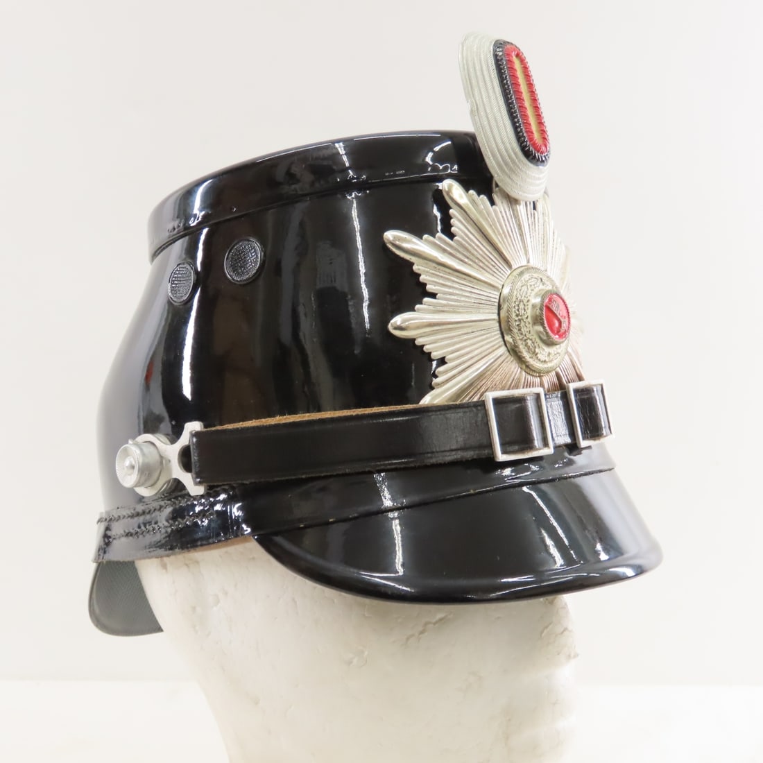 Post WWII German West Berlin Police Tschako Helmet - 10