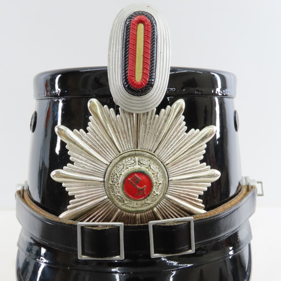 Post WWII German West Berlin Police Tschako Helmet - 11