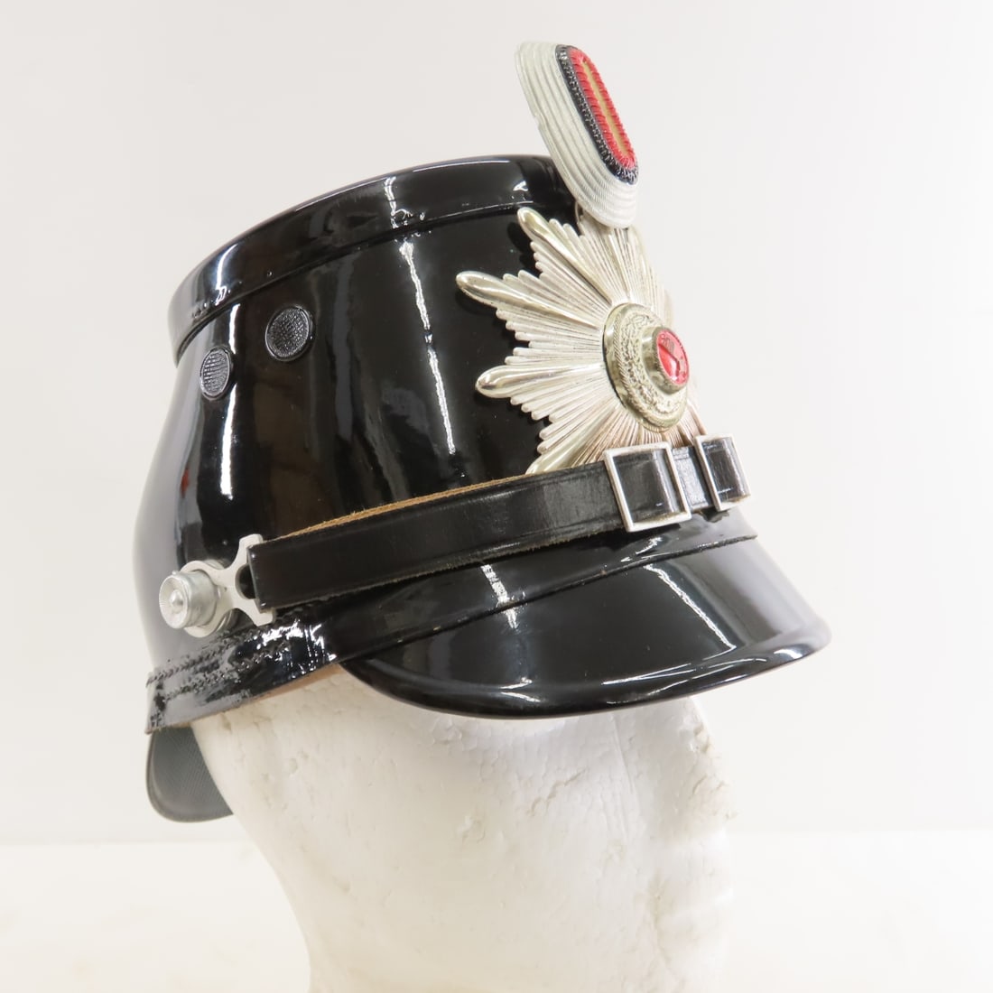 Post WWII German West Berlin Police Tschako Helmet - 2