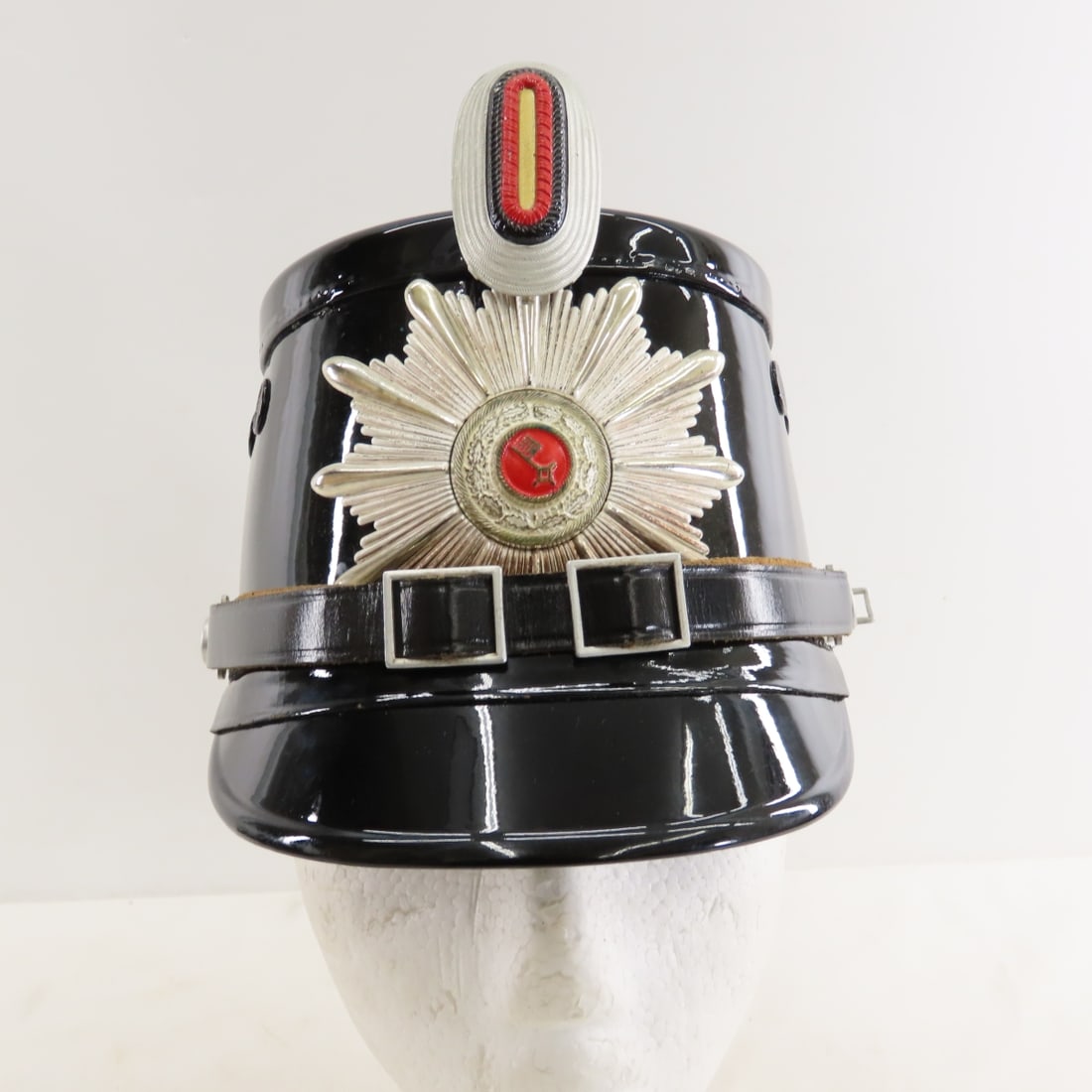 Post WWII German West Berlin Police Tschako Helmet - 3