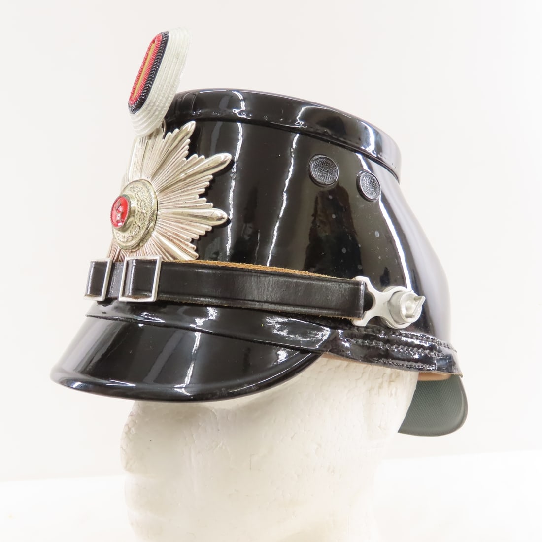 Post WWII German West Berlin Police Tschako Helmet - 4