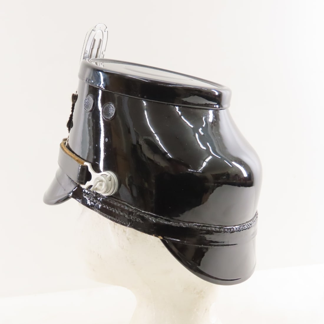 Post WWII German West Berlin Police Tschako Helmet - 6