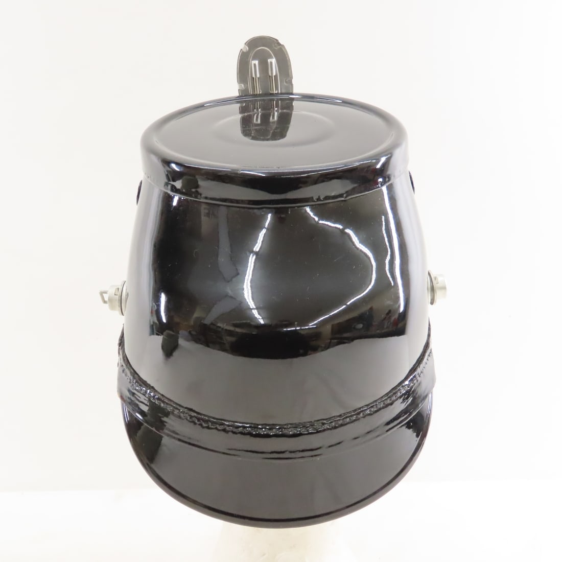 Post WWII German West Berlin Police Tschako Helmet - 7