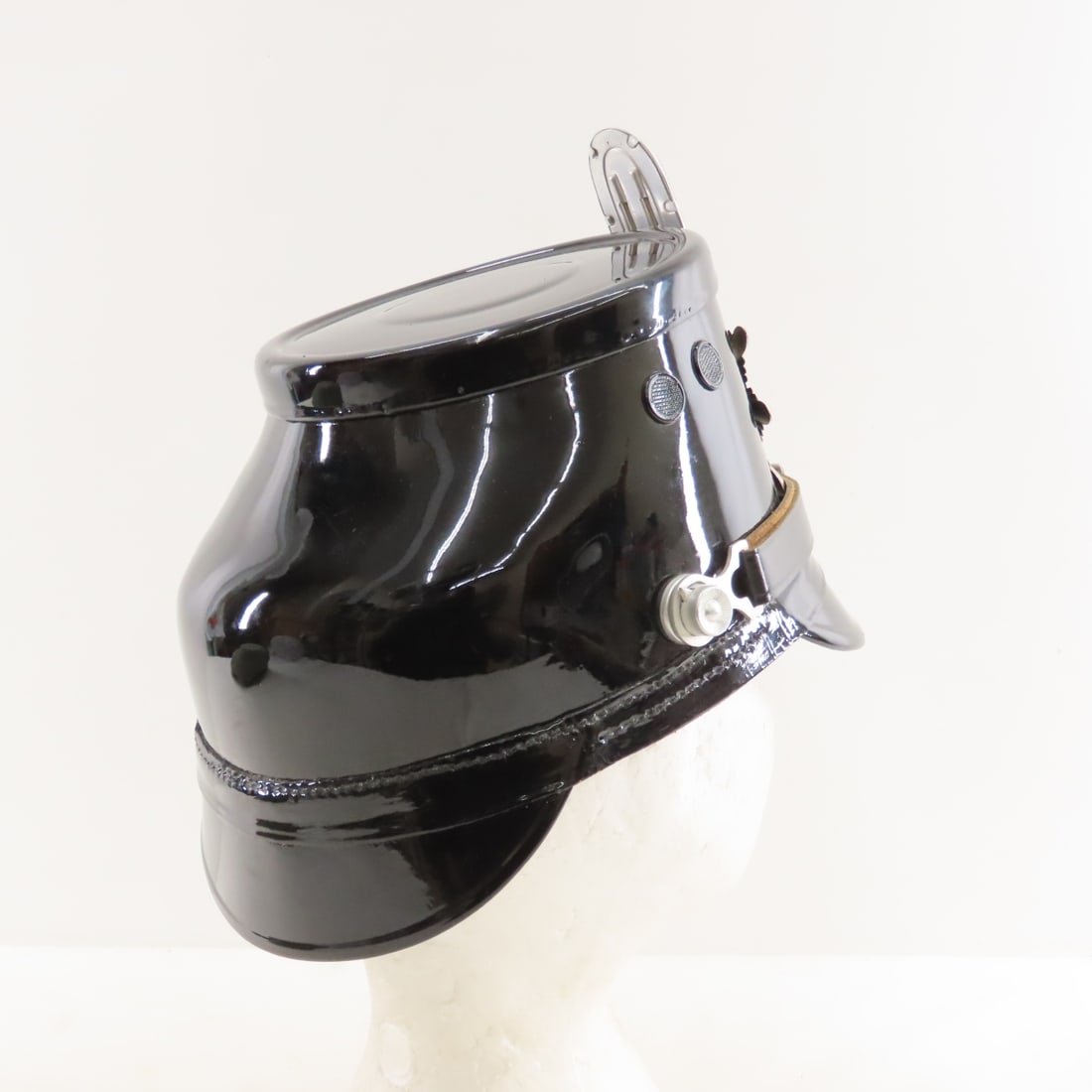 Post WWII German West Berlin Police Tschako Helmet - 8
