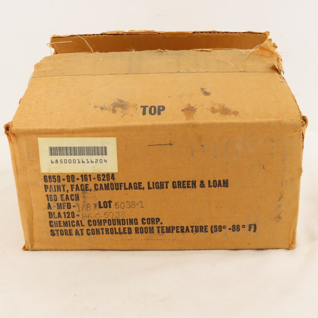 80+ Unissued 1987 US Army Camo Face Paint Sticks - 6