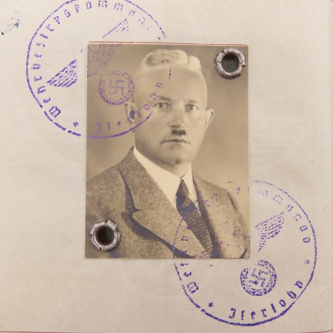 WWII German Wehrpass Documents, Dietrich Winner - 5