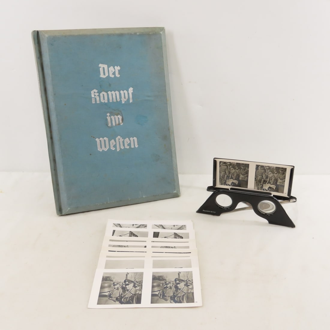 German WWII Stereo View Book, Der Kampf im Westen (1 of 15)