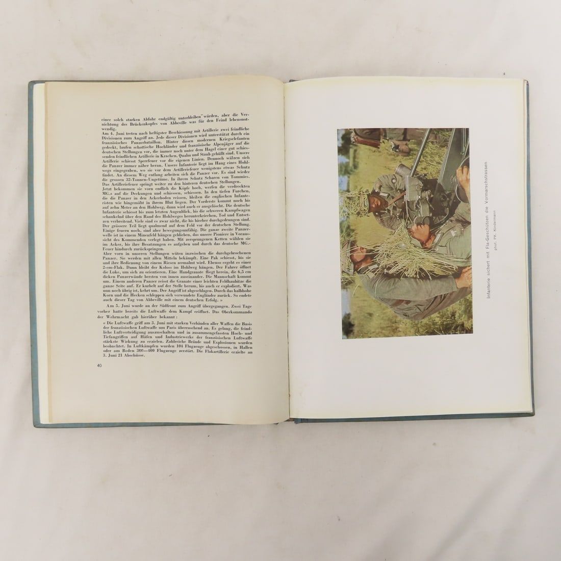 German WWII Stereo View Book, Der Kampf im Westen - 6