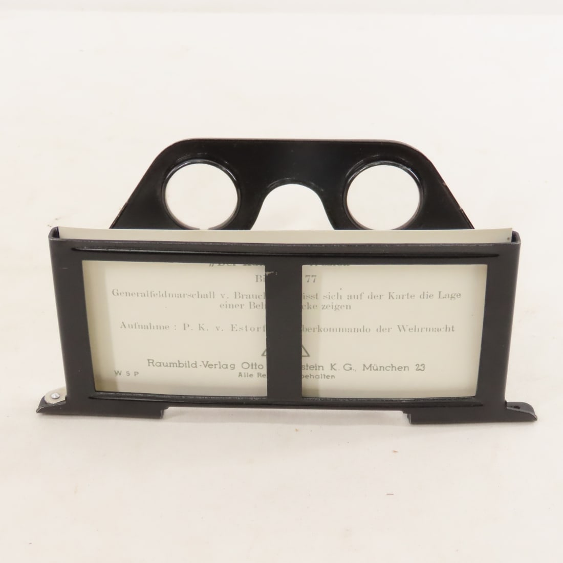 German WWII Stereo View Book, Der Kampf im Westen - 8
