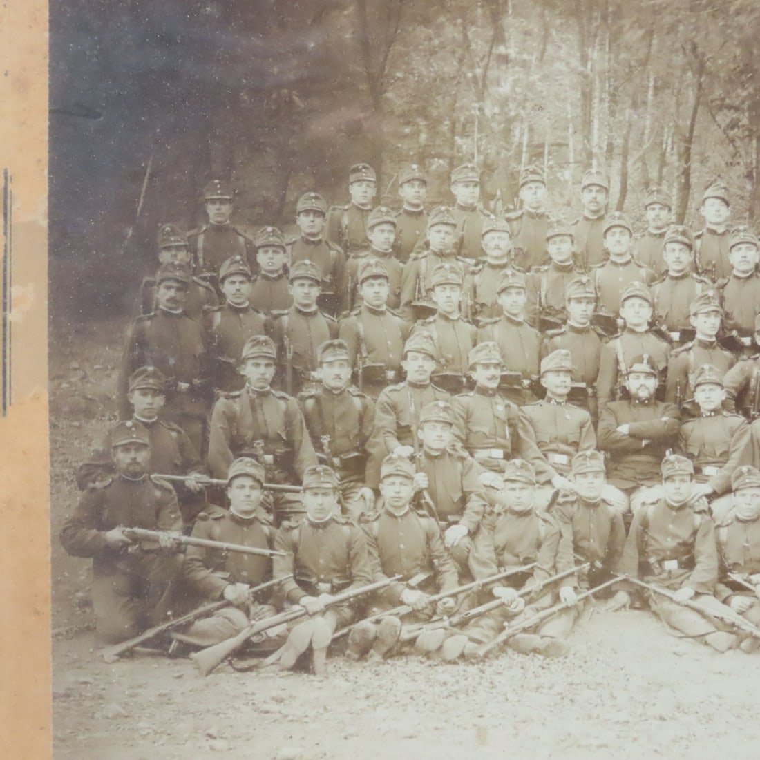 WWI Era Austro-Hungarian Army Infantry Group Photo - 6