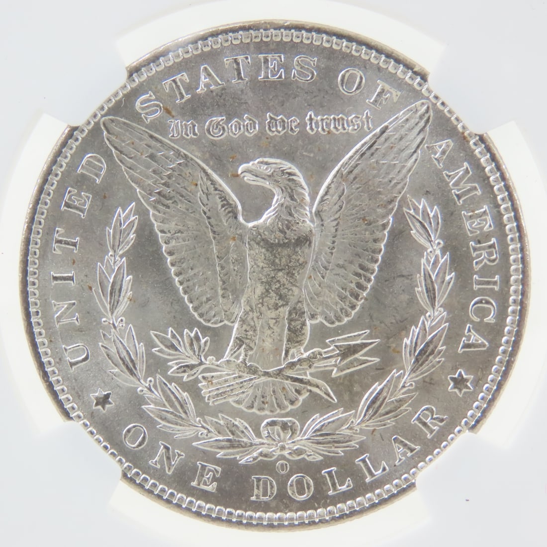 1885 O Morgan Silver Dollar NGC MS63 - 4