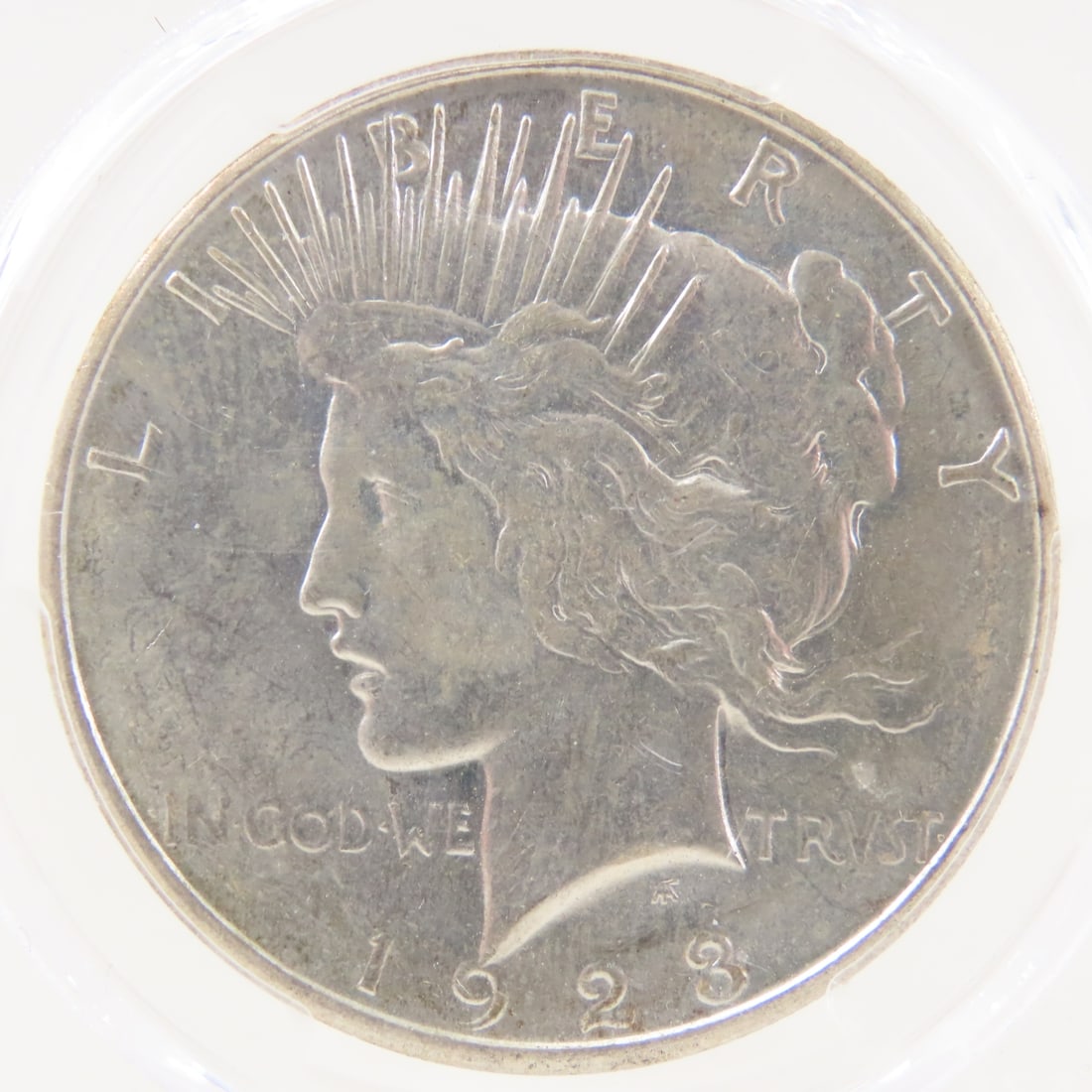 1923 D Peace Silver Dollar PCGS MS62 - 2