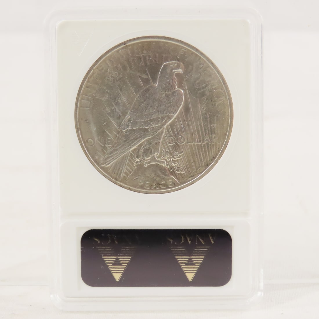 1927 D Peace Silver Dollar ANACS MS61 - 3