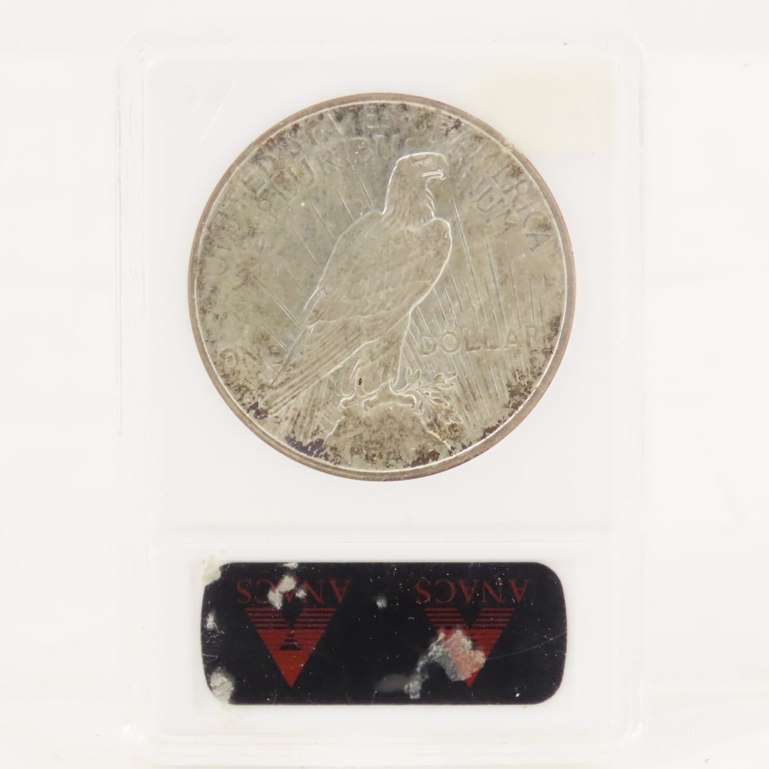1934 D Peace Silver Dollar ANACS MS60 - 3