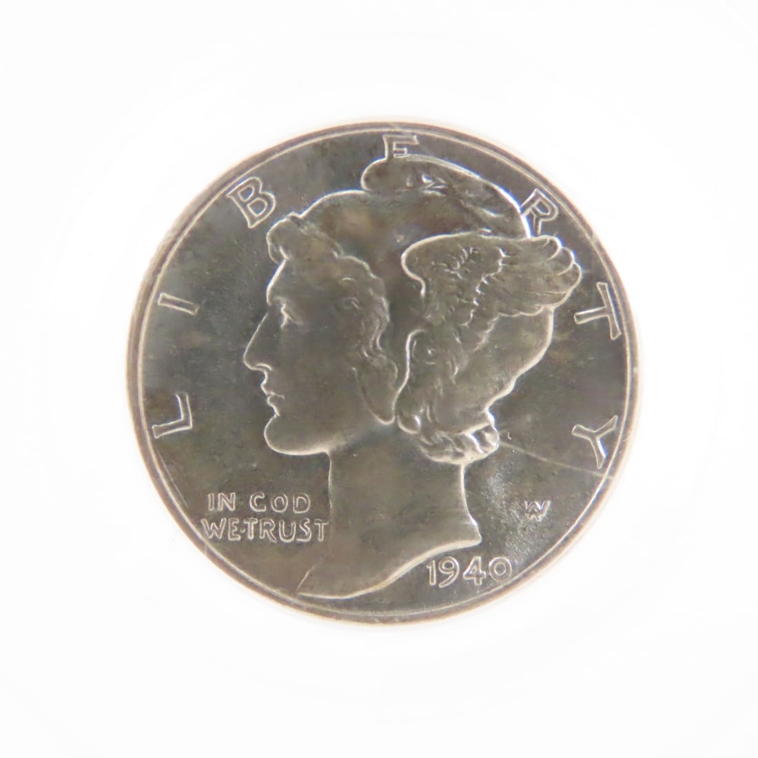 1940 D Mercury Silver Dime PCGS MS65FB - 2