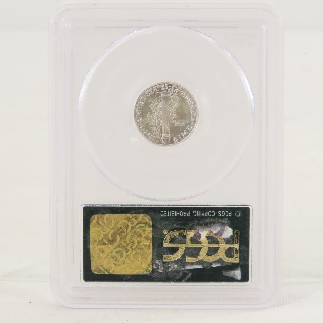 1940 D Mercury Silver Dime PCGS MS65FB - 3