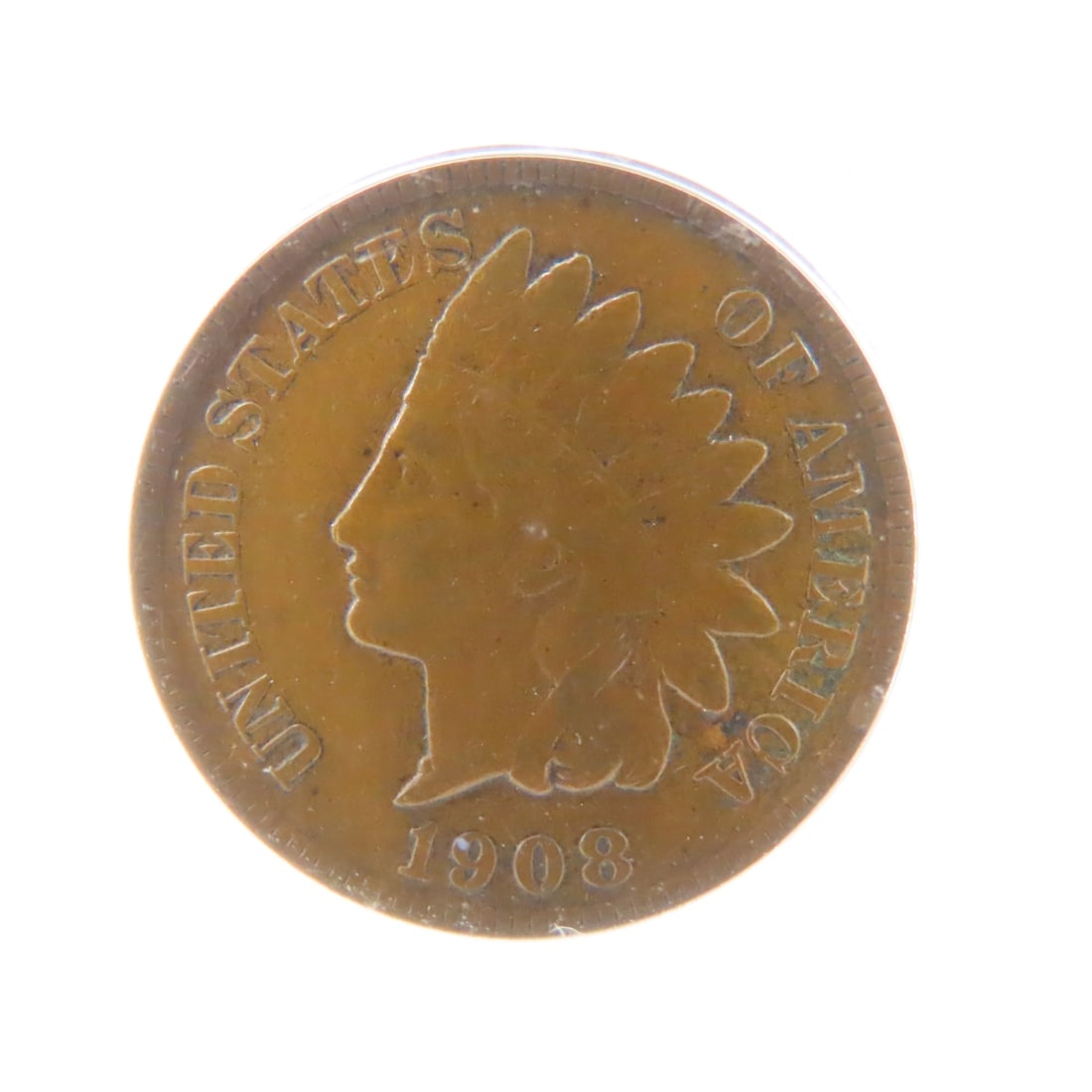 1908 S Indian Head Cent PCGS VF35 - 2