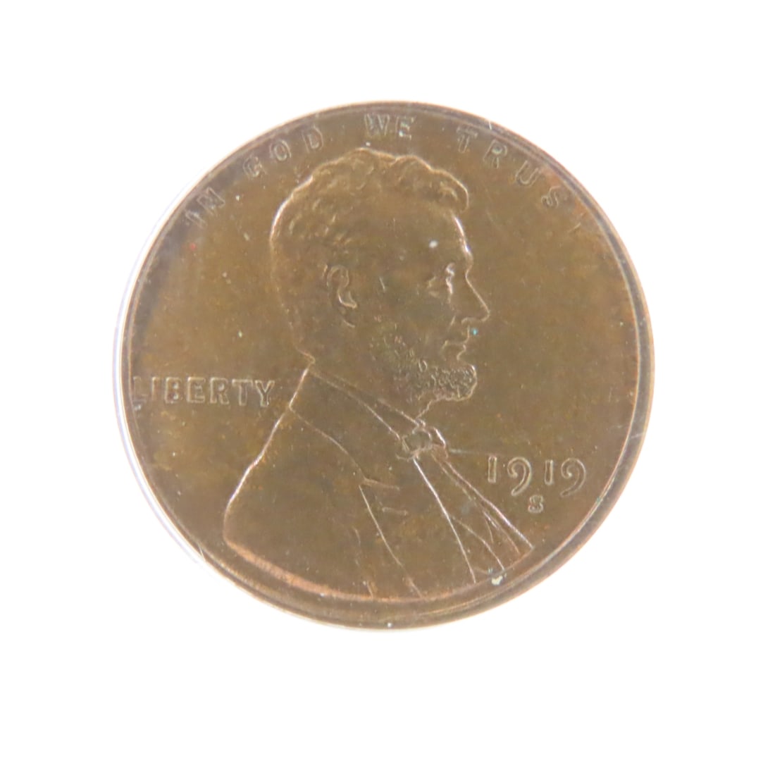 1919 S Lincoln Head Wheat Cent PCGS MS64BN - 2