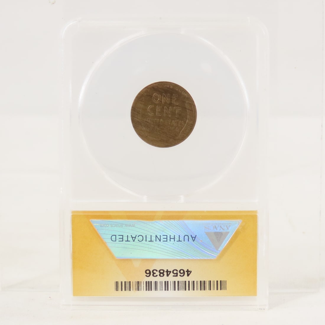 1920 S Lincoln Head Wheat Cent ANACS MS63RB - 3