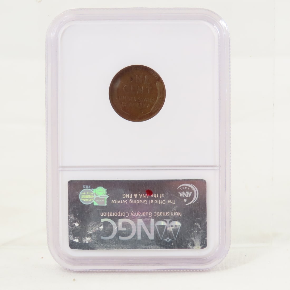 1921 S Lincoln Head Wheat Cent NGC AU53BN - 3
