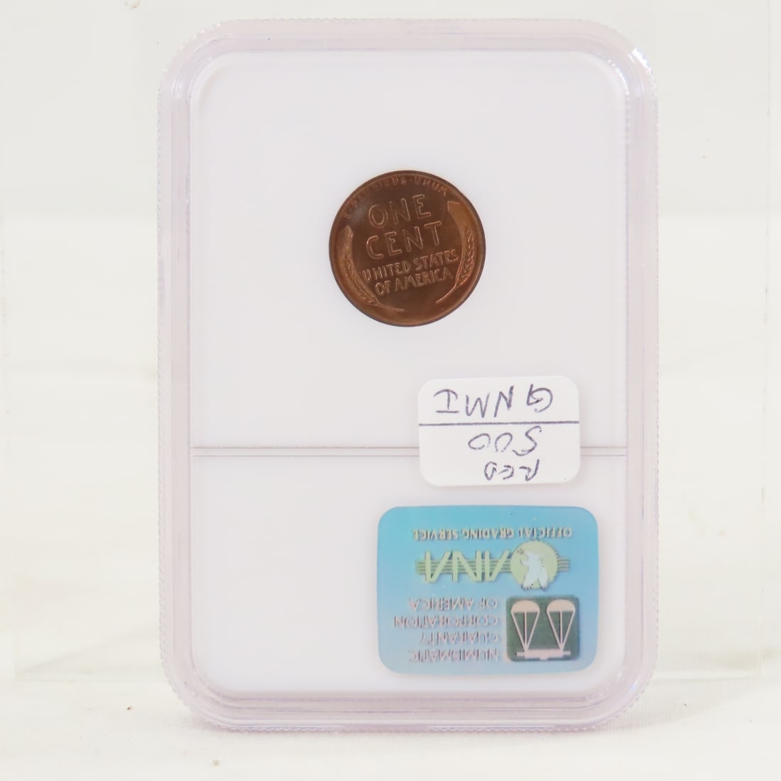 1925 D Lincoln Head Wheat Cent NGC MS64RB - 3