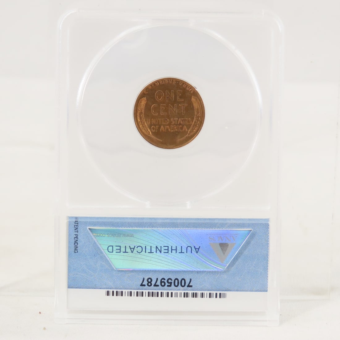 1929 S Lincoln Head Wheat Cent ANACS MS64RB - 3