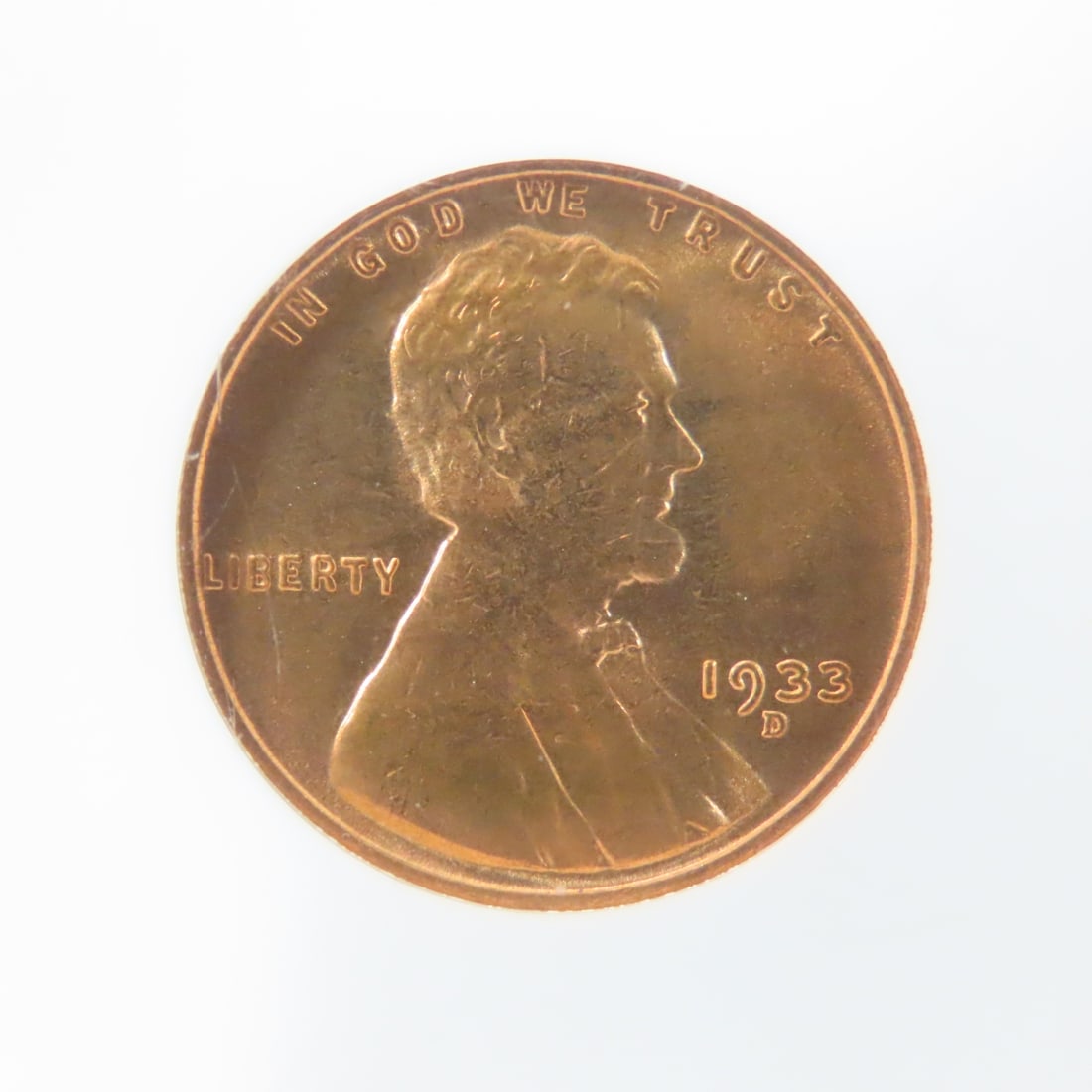 1933 D Lincoln Head Wheat Cent NGC MS65RD - 2