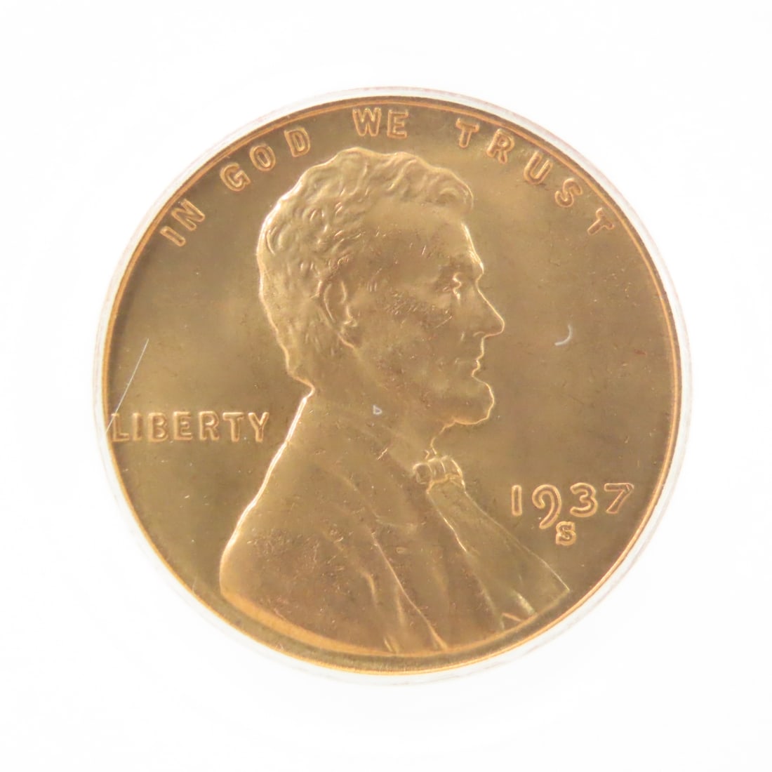 1937 S & D Lincoln Head Wheat Cents PCGS MS66RD - 8