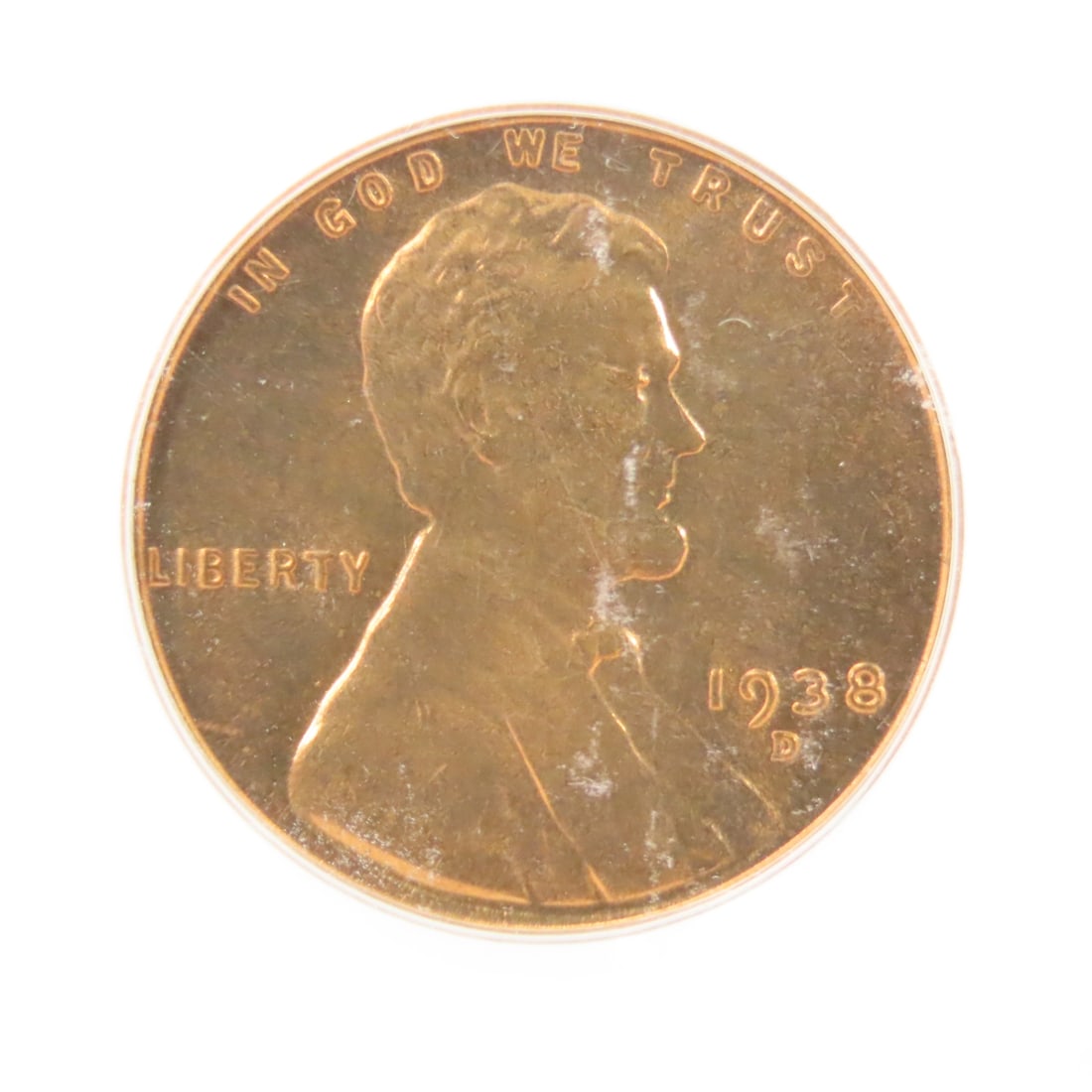 1938 S MS65RD & D MS66RD Lincoln Head Wheat Cents - 4