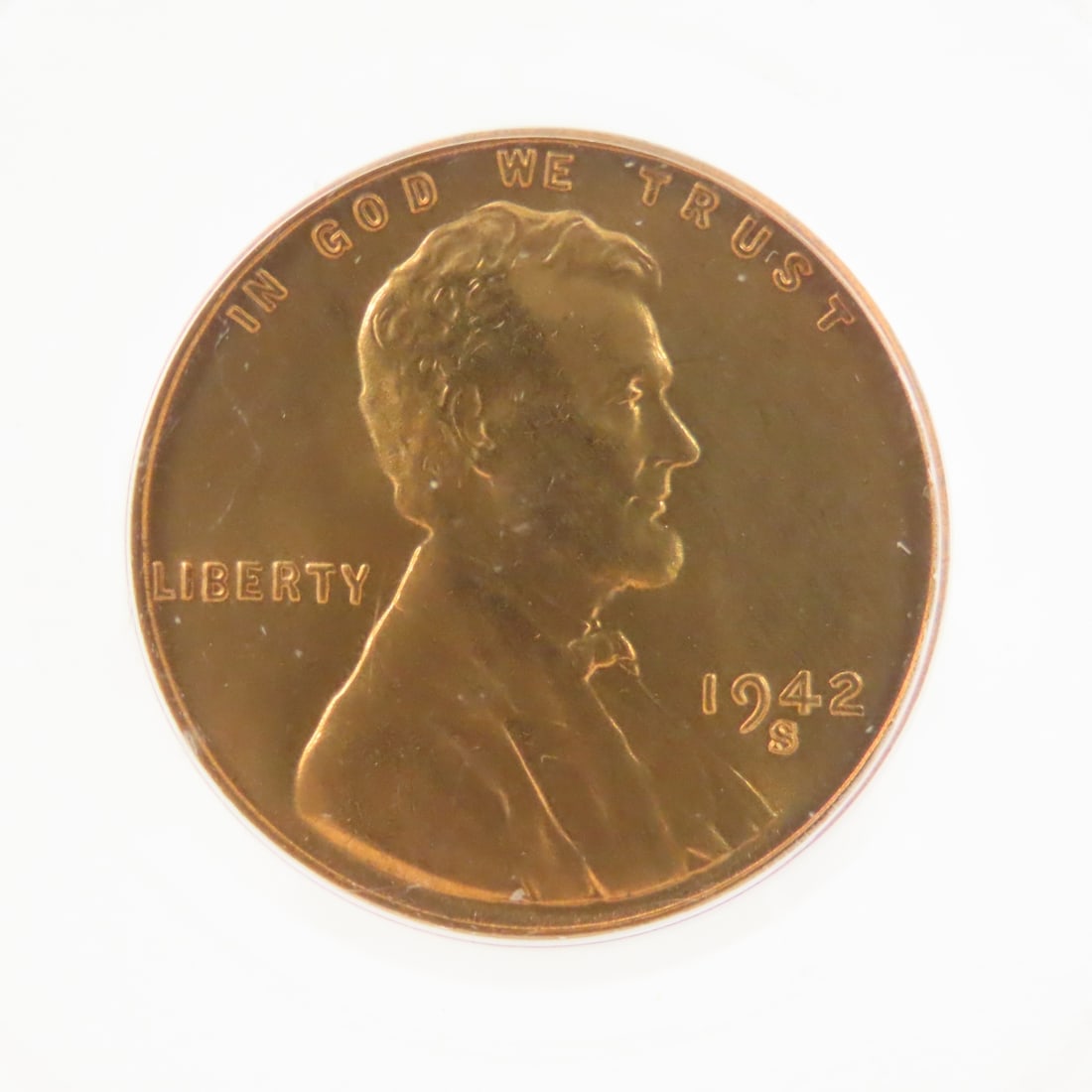 1942 S MS66RD & D MS66RD Lincoln Head Wheat Cents - 8