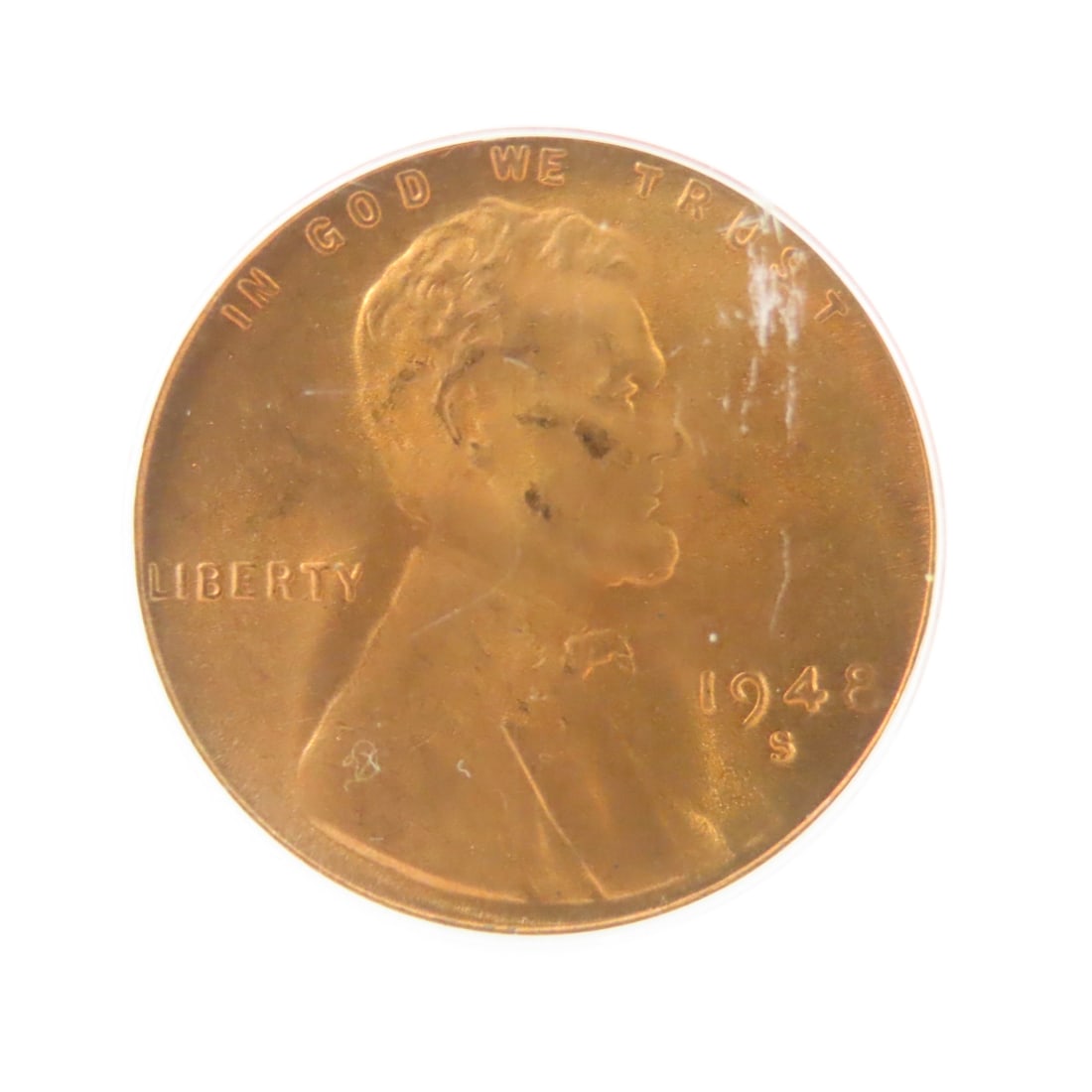 1948 S MS66RD & 1949 D MS65RD Lincoln Wheat Cents - 4