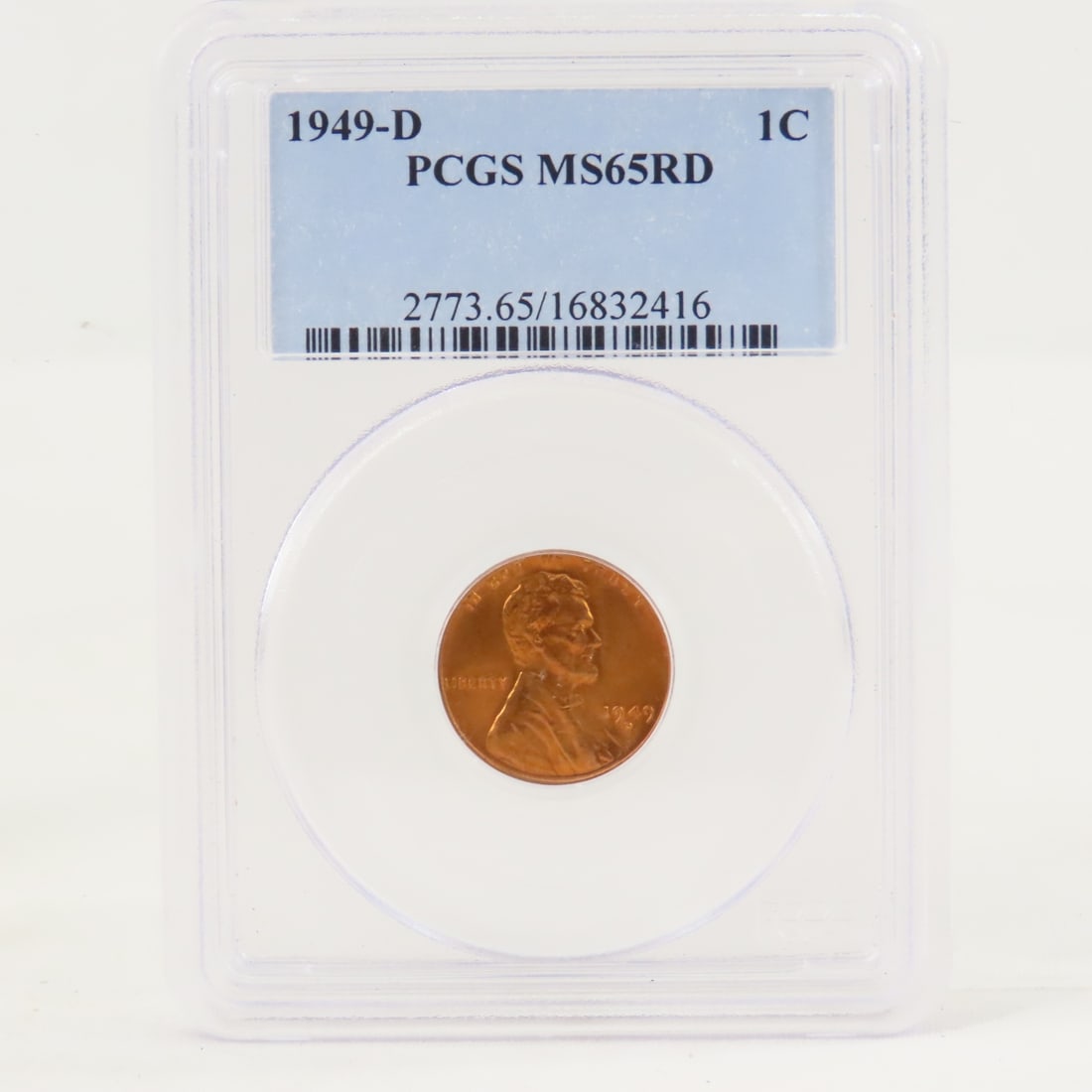 1948 S MS66RD & 1949 D MS65RD Lincoln Wheat Cents - 7