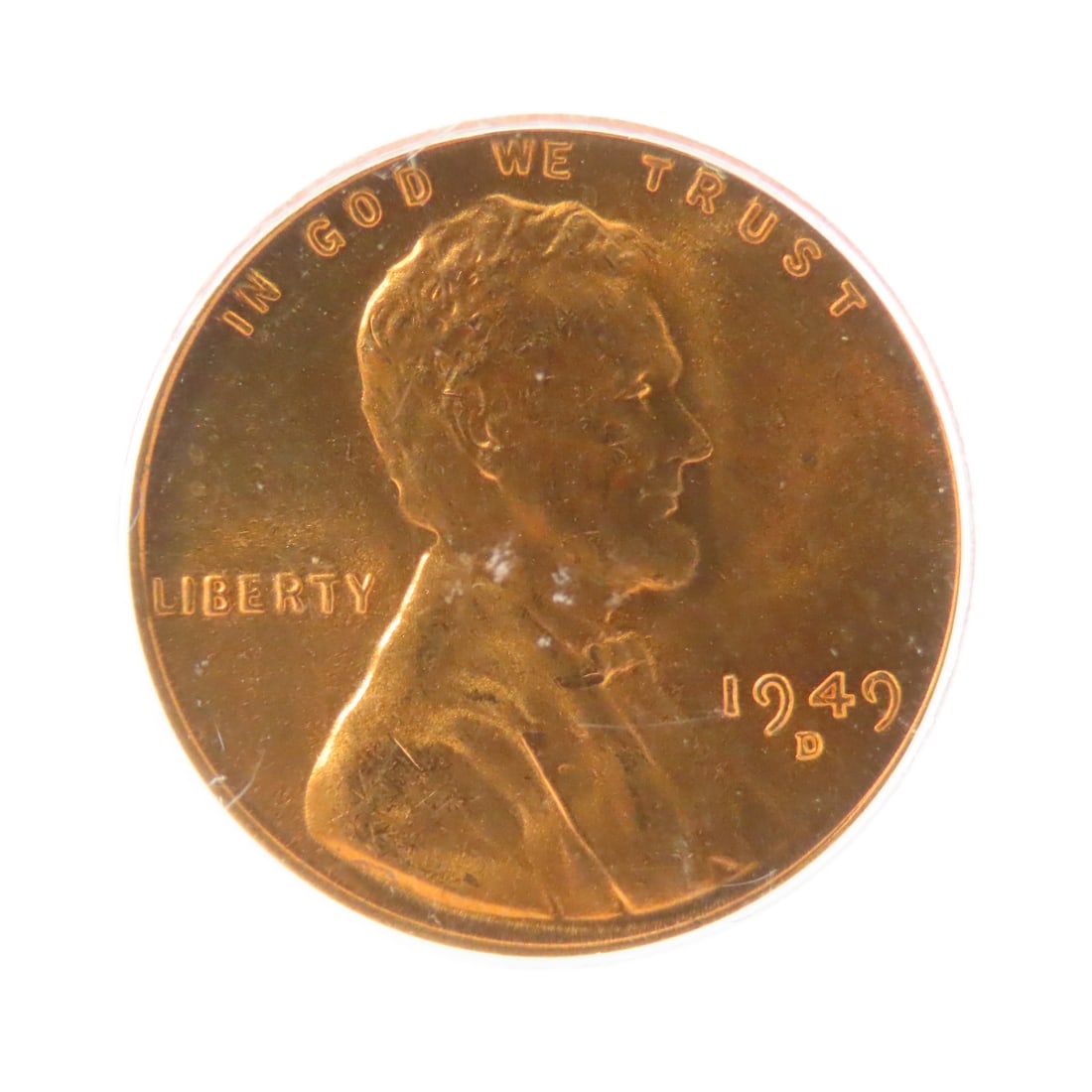 1948 S MS66RD & 1949 D MS65RD Lincoln Wheat Cents - 8